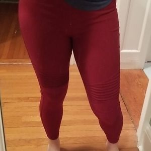 Red Moto Jeggings
